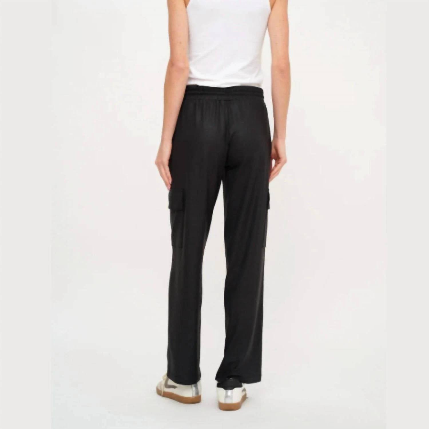 Six/Fifty - Coated Cargo Headliner Straight Pants