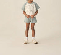 Rylee + Cru - Kid's Raglan Crop Tee