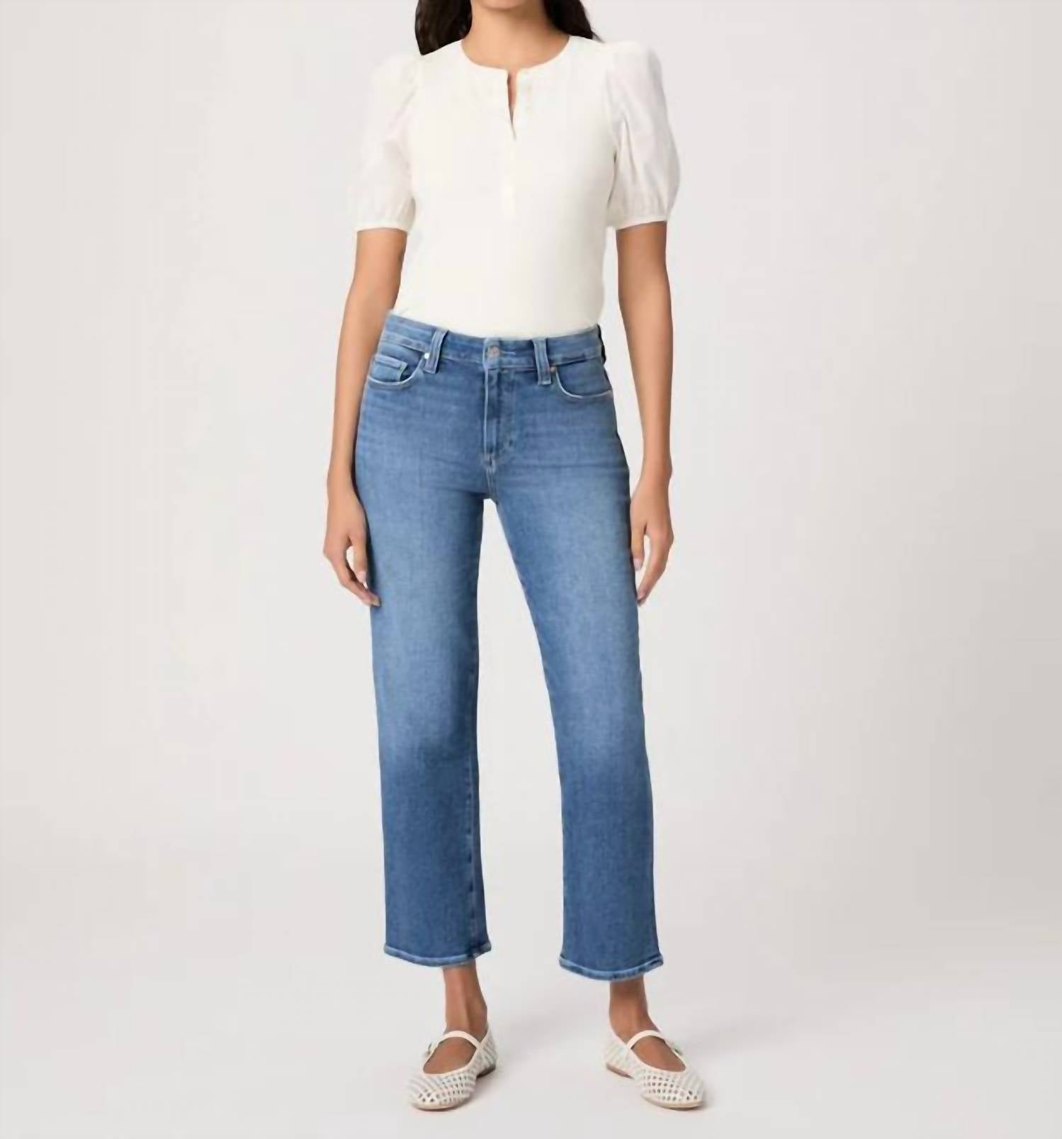 Paige - Mason Ankle Straight Leg Jeans