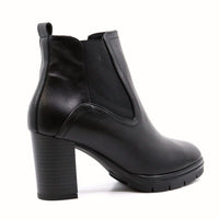 RUBY LEATHER ANKLE BOOTIE