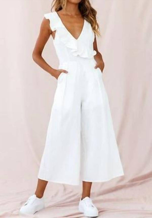 Mable - WHITE JUMPSUIT