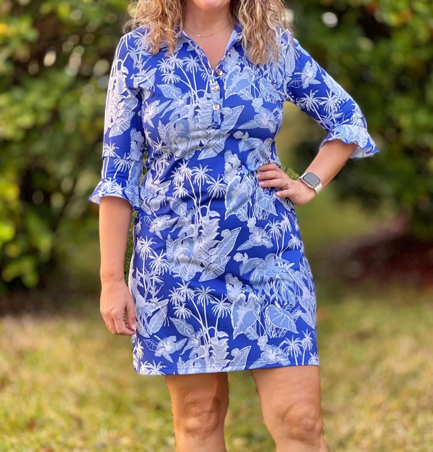 Ana Clare - Marin Flounce Mini Dress
