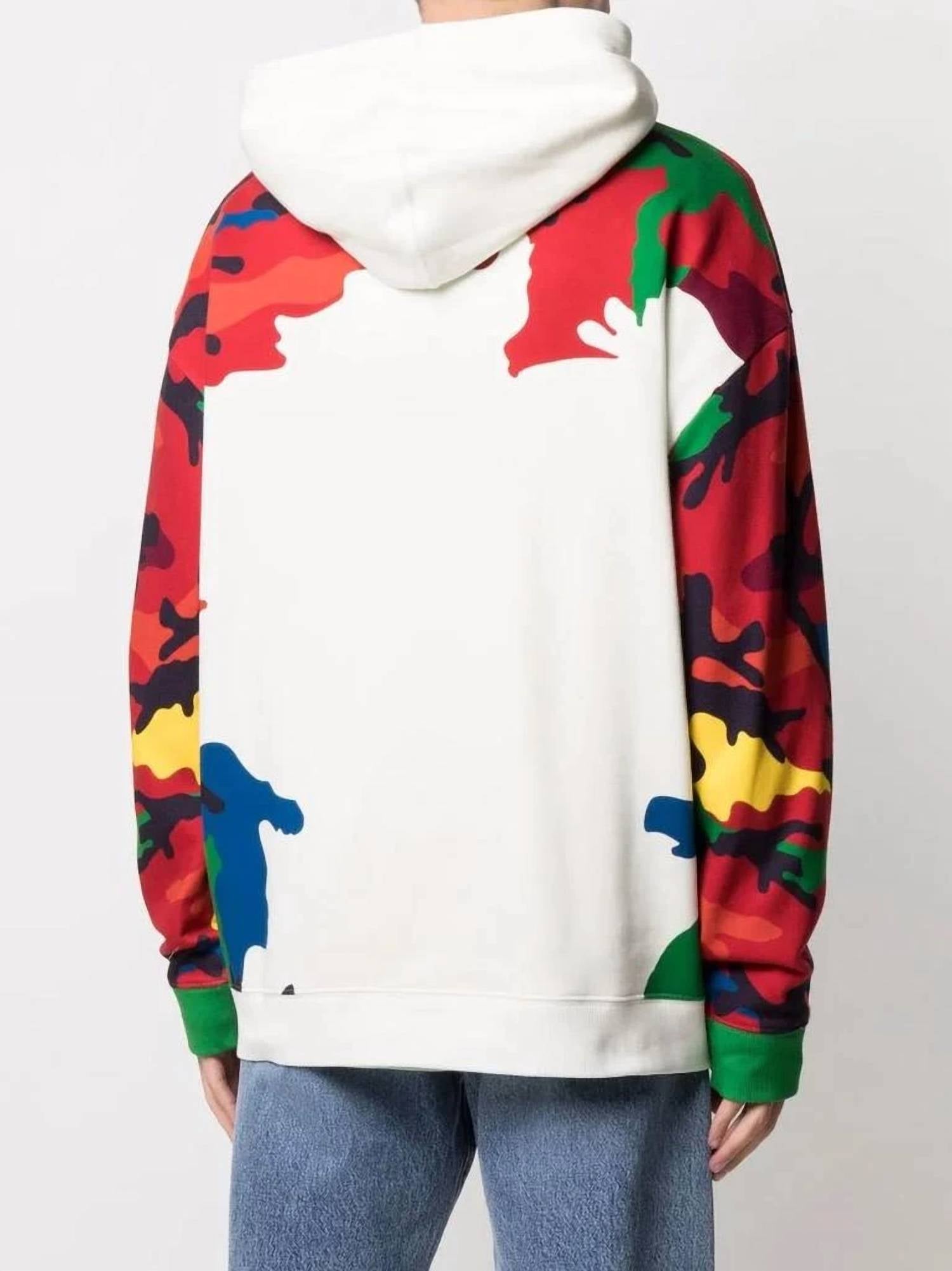Valentino - Camou7 Print Hoodie