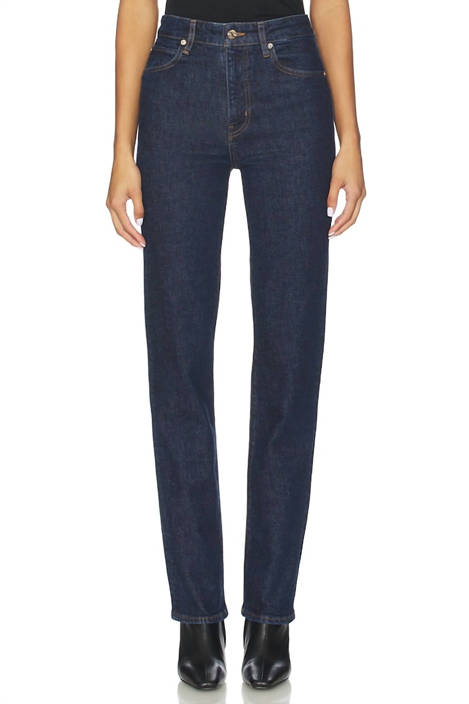 FRAME Ruler Slim Straight-leg Jeans in taboo - women's jeans