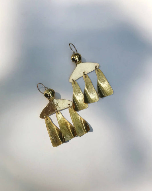 Mckinley Mizar - Women's Three Golden Trees Earrings