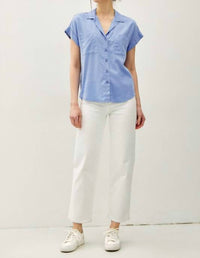 Be Cool - Cropped Button Up Top