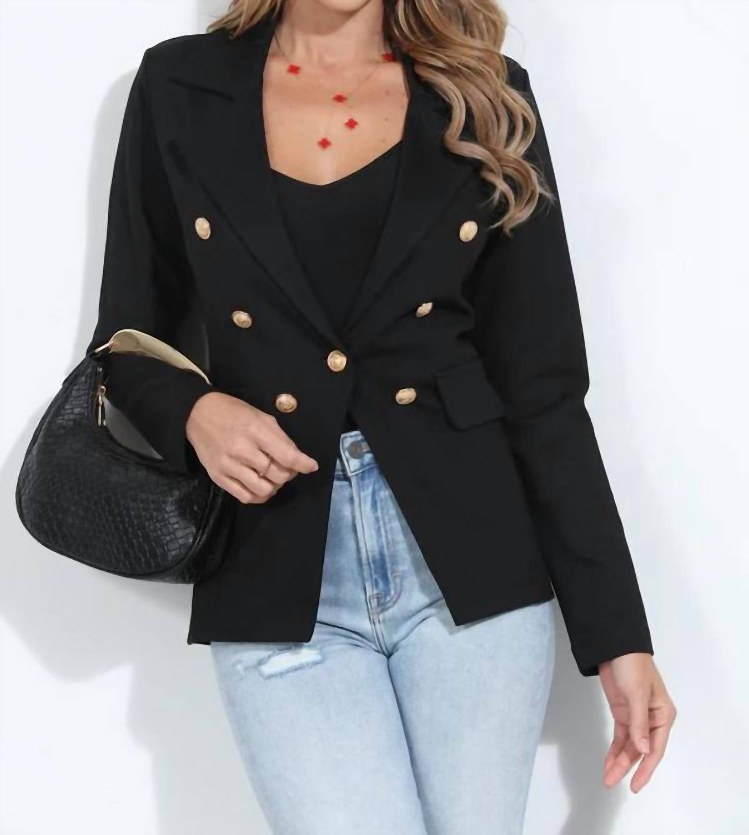 Veronica M - Button Ponti Blazer