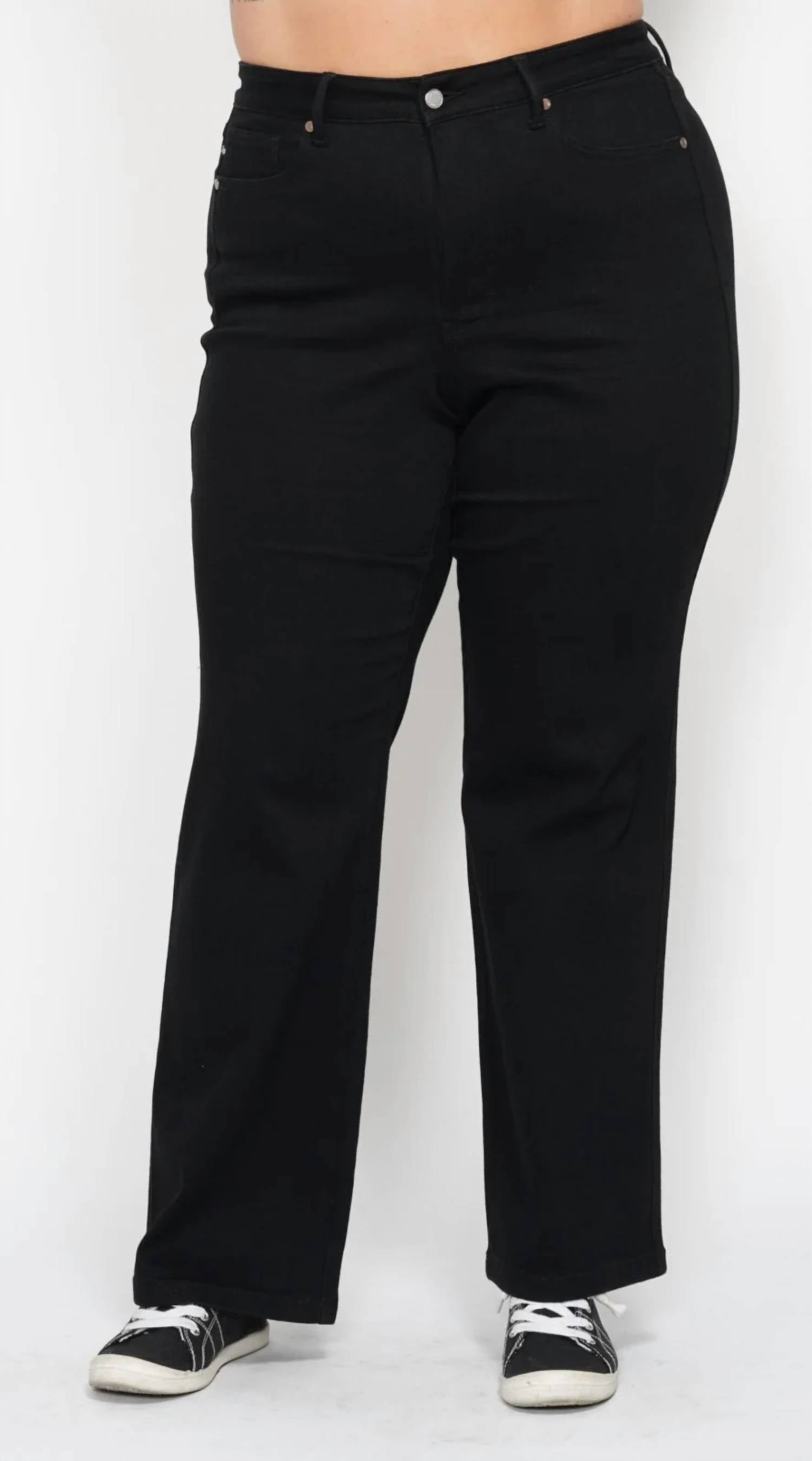 Judy Blue - High Waist Tummy Control Classic Straight Jeans - Plus