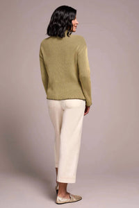 Tribal - Combed Cotton Two Tone Rib Sweater