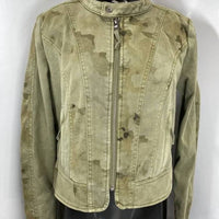 Marrakech - Women's Carysse Denim Jersey Moto Jacket