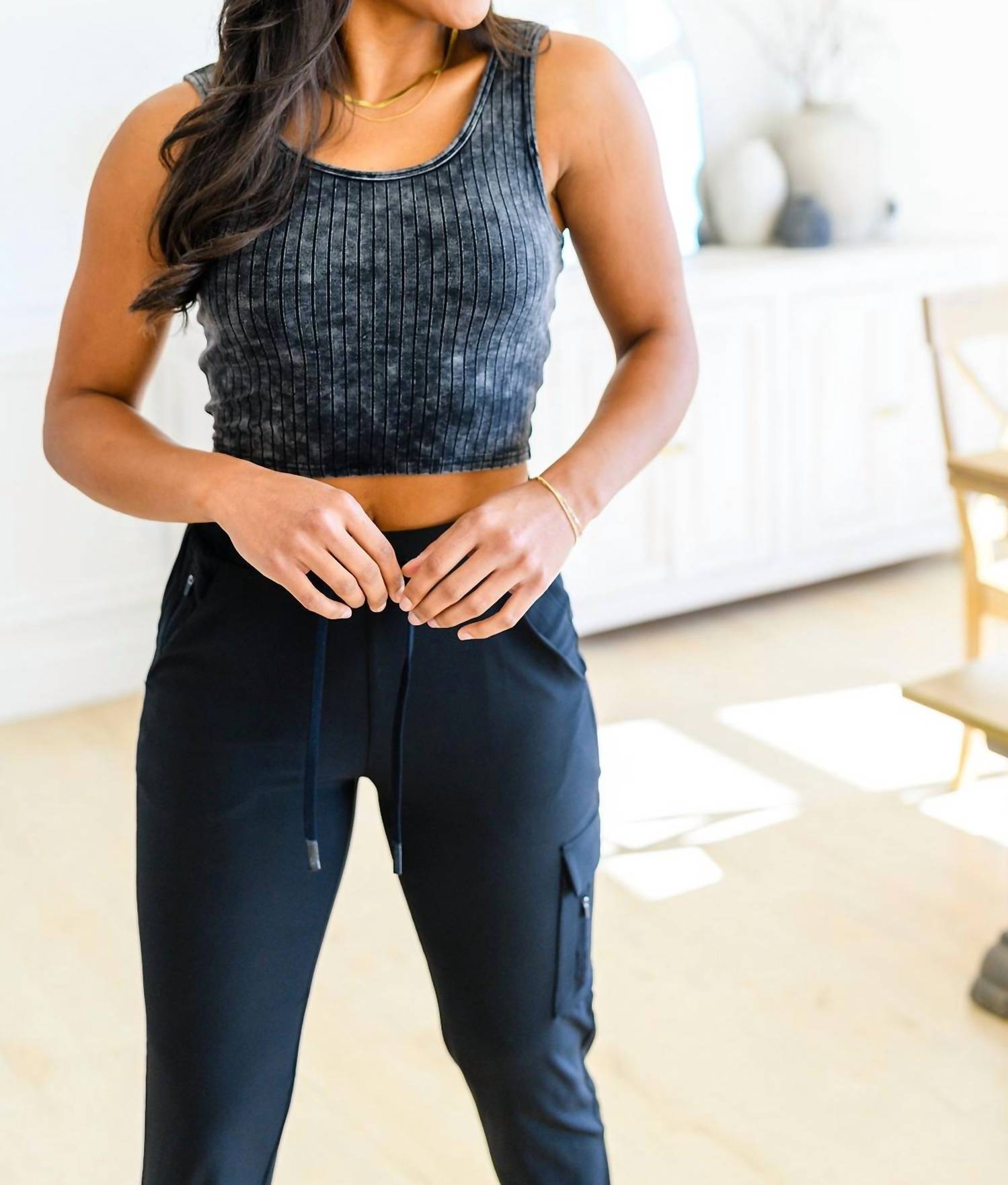 White Birch - Get On My Level Cropped Cami