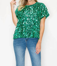 Joh - Jeovanny Sequin Top
