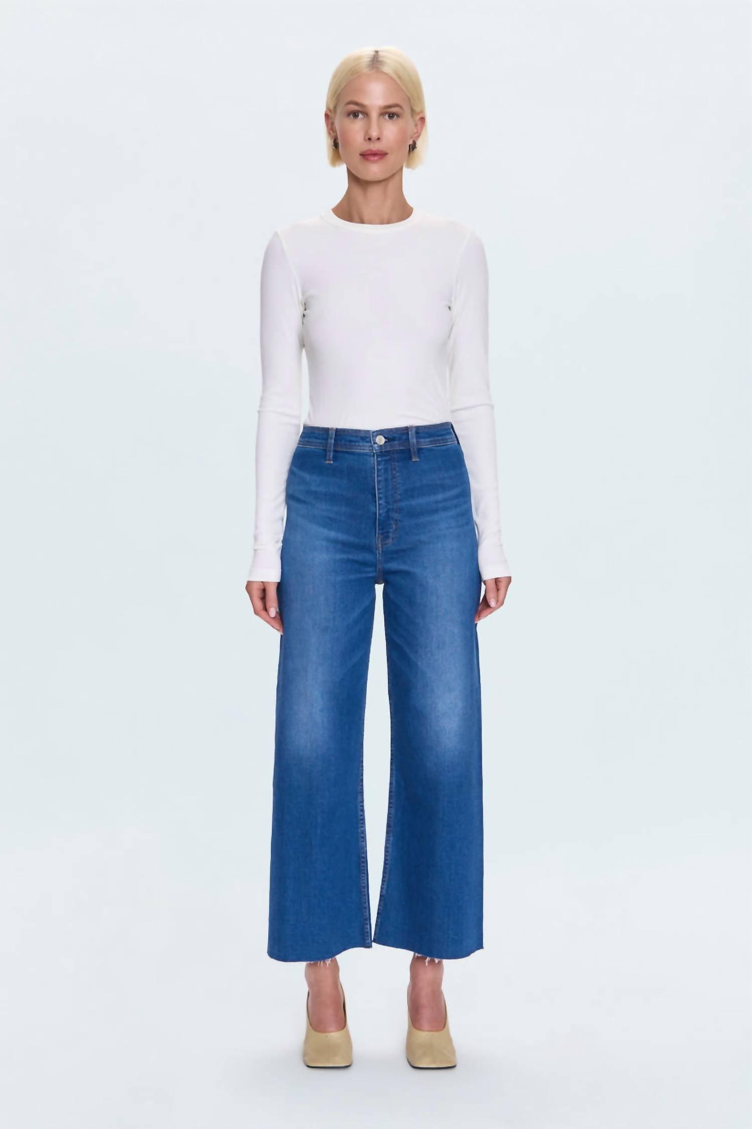 Pistola - Penny High Rise Wide Leg Jeans