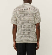 Les Deux - Elvin Structured Knitted Short Sleeve Shirt