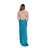 Chandalier - V Neck Slit Maxi Dress