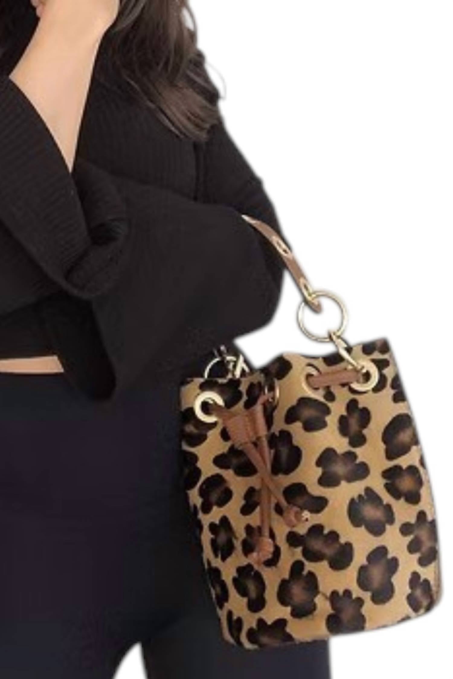 Charlie Leather - Women's Demi Small Bucket Bag