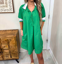 She + Sky - Heritage Drop Shoulder Dress