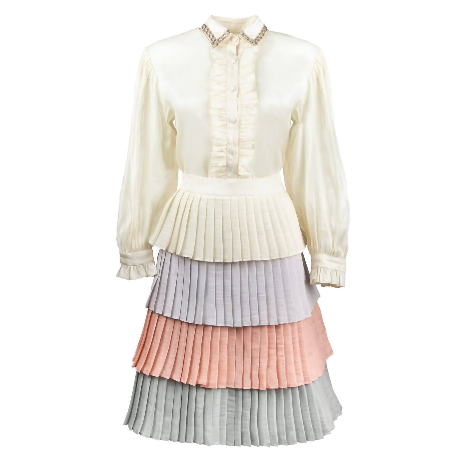 Esteem Couture - Adeline Two-piece Skirt Set