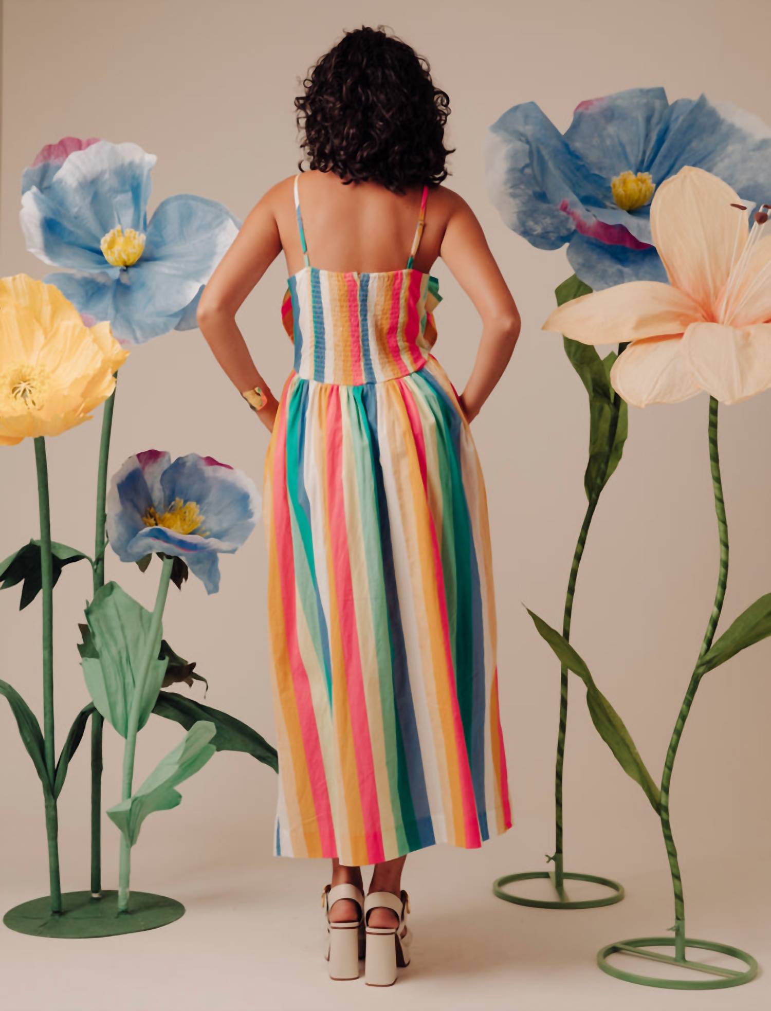 Love The Label - Stripe Bow Dress