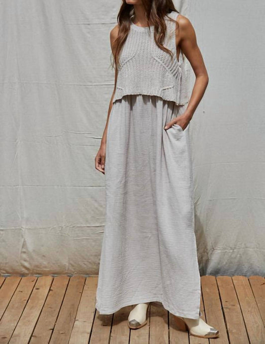 By Together - Braylee Sweater Layered Dress