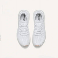 NOBULL Men's Knit Sc Runner Comfort Sneakers in white - men's sneaker - detail view