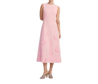 Leo Lin - Cleo Appliqué Sleeveless Midi Dress