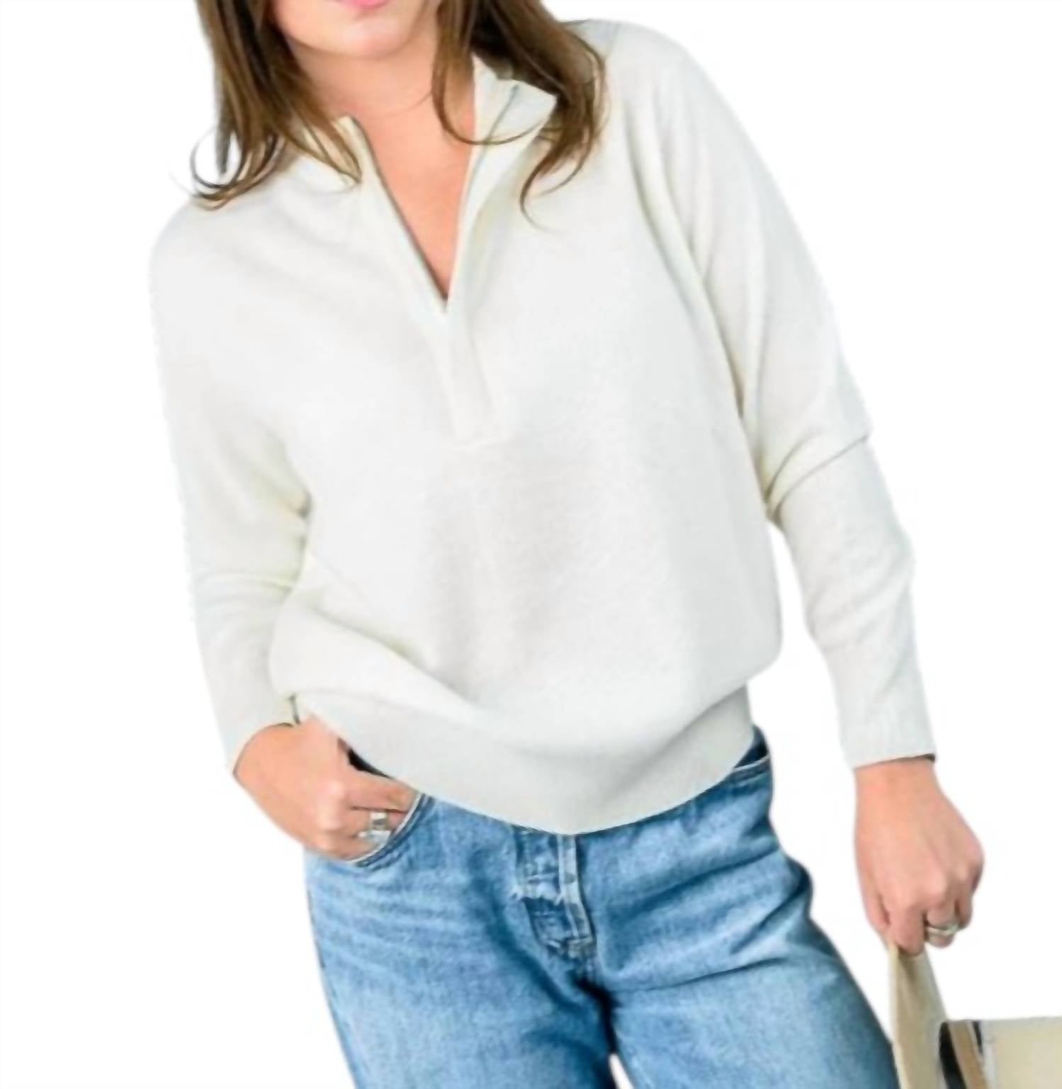 Archer Cashmere - Aspen Zip Sweater