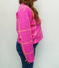 Wishlist - Sylvie Large Plaid Sweater