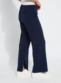 Lysse Women's Genevieve Drawstring Trouser in true navy - women's pants - alternate view