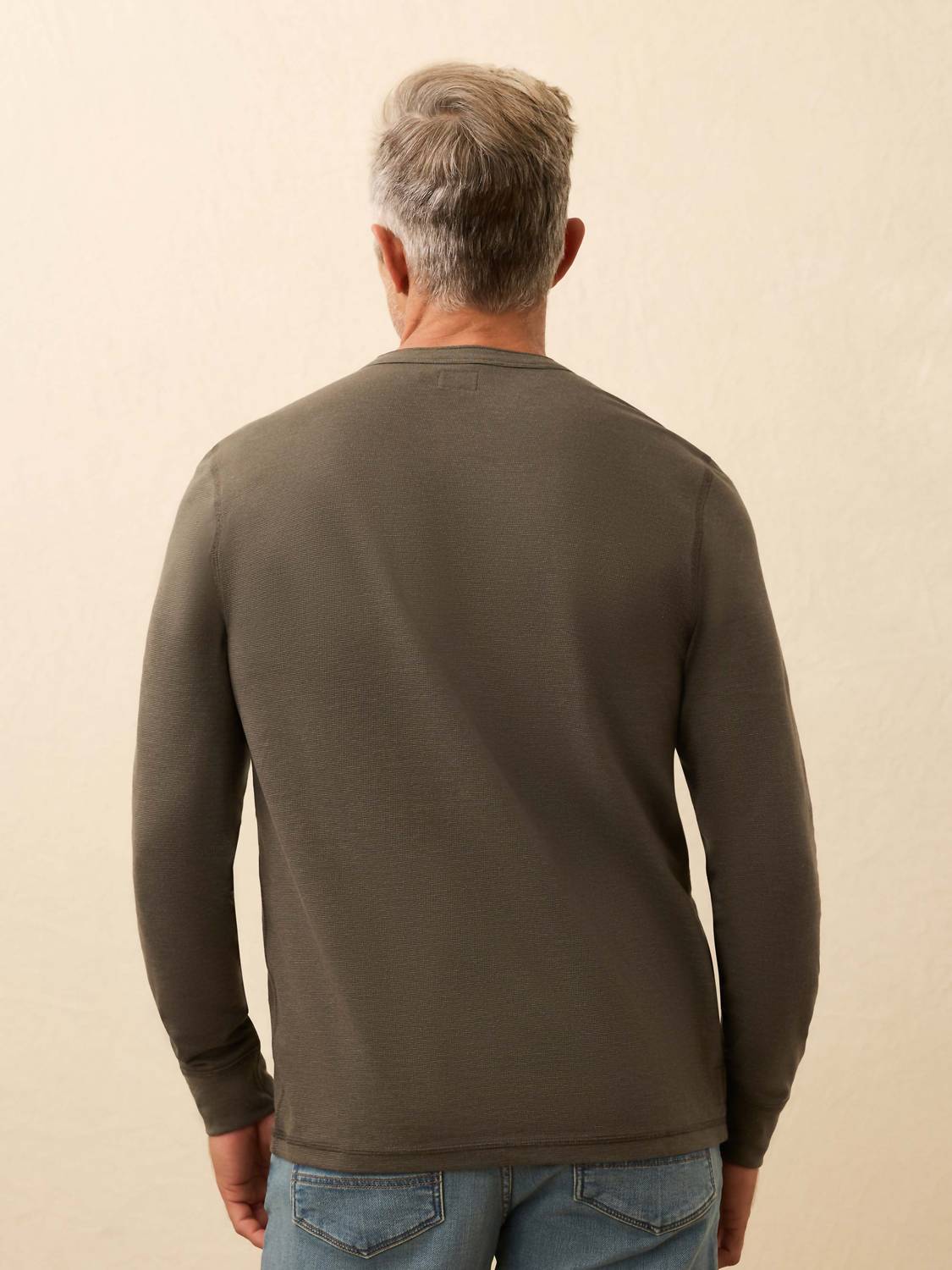 Faherty - Long Sleeve Waffle Henley Top