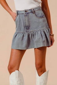 So Me - Dallas Ruffled Skirt