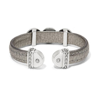 Brighton - Women's Mosaic Two Tone Leather Disc Cuff Bracelet