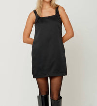 House Of Sunny - Mini Satin Shift Dress