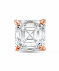 Diana M Jewels - 8.00 Cts Lab Grown Asscher Cut Stud Earrings