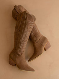 Oasis Society - Women's Samara Embroidered Western Tall Boot