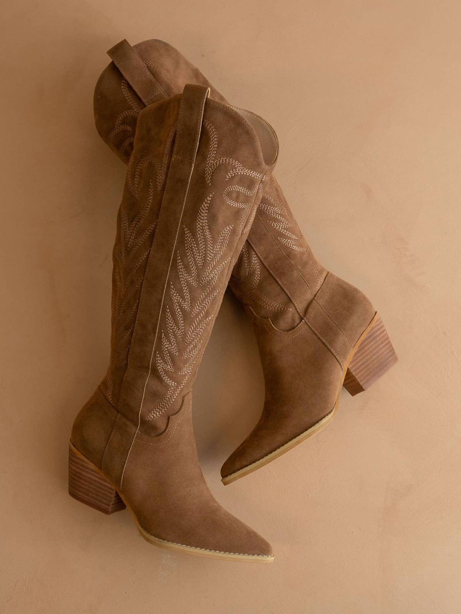 Oasis Society - Women's Samara Embroidered Western Tall Boot