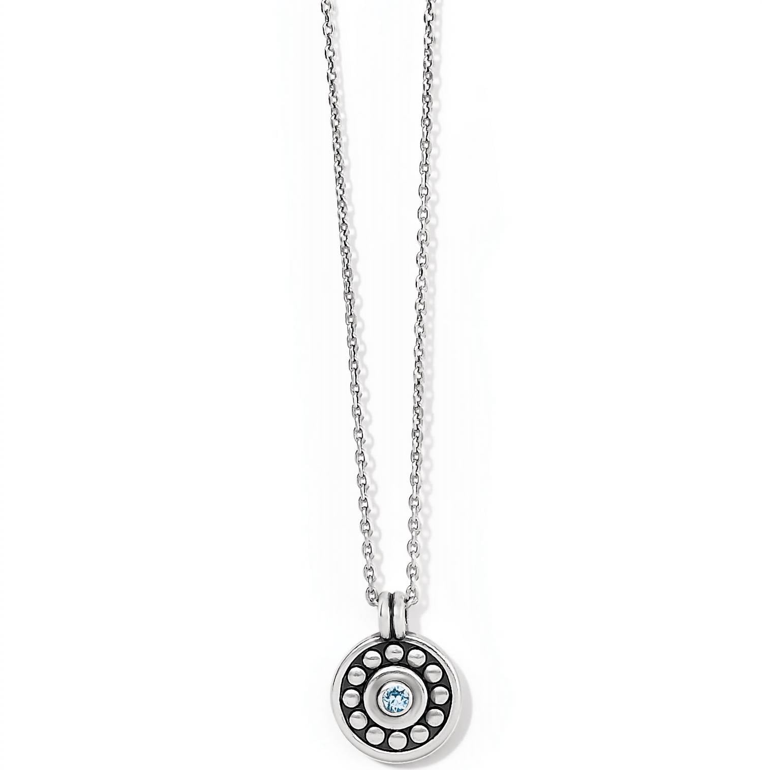Brighton - Women's Pebble Dot Medali Petite Reversible Birthstone Necklace
