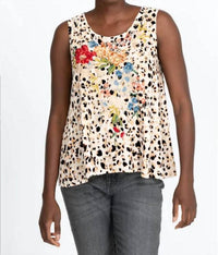 Johnny Was - JOSEPHINE VELVET SWING TANK