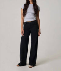 Edyson Valentino High Rise Jeans in black - women's jeans