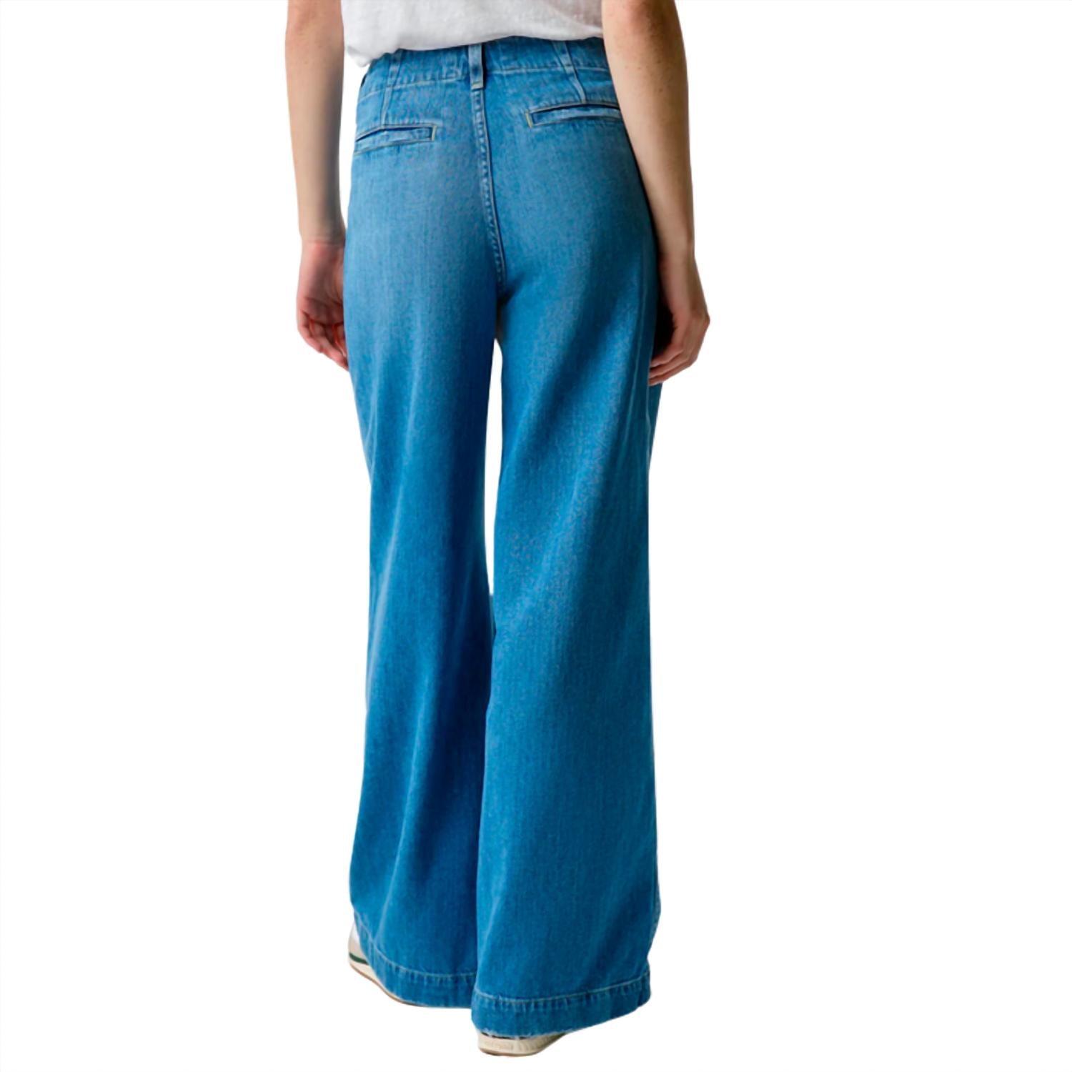 AMO Women's Edith Trouser in amity - women's jeans - detail view