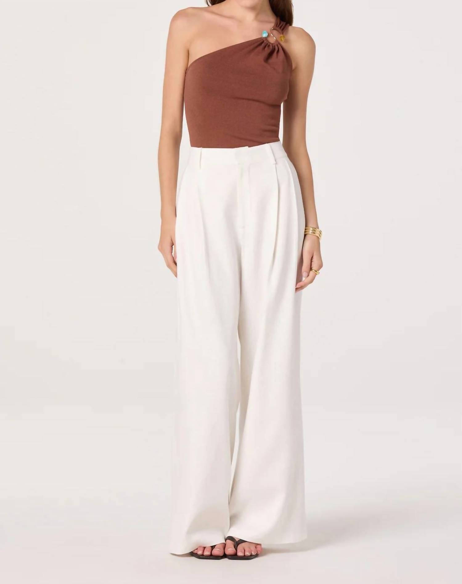 Astr - Women's Talulla Wide Leg Linen Pant