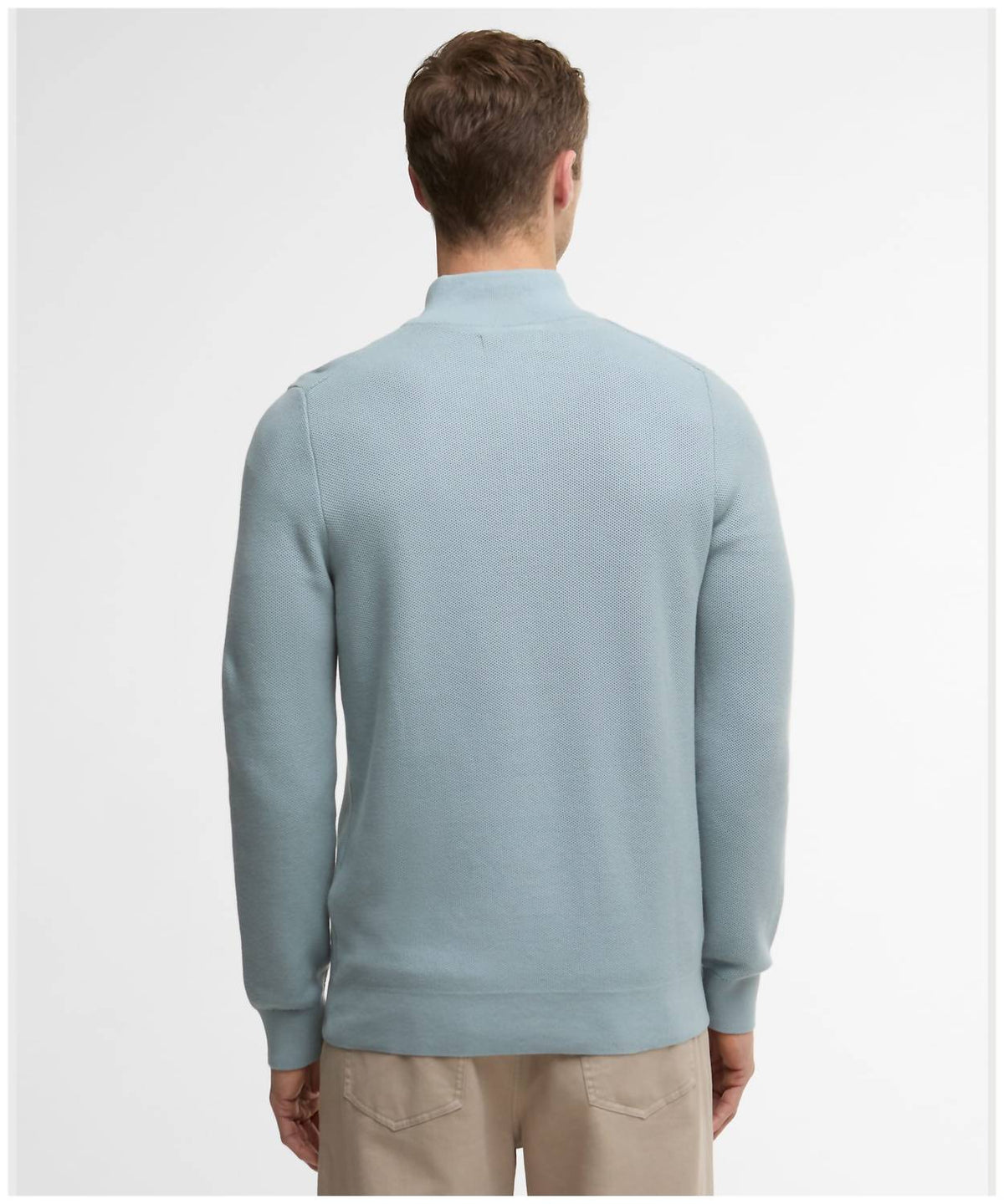Barbour - Essential Honeycomb Half Zip Sweater