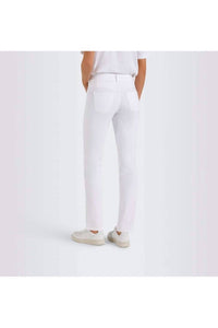 MAC Jeans Dream Denim Straight Leg Jeans in white - women's jeans - detail view