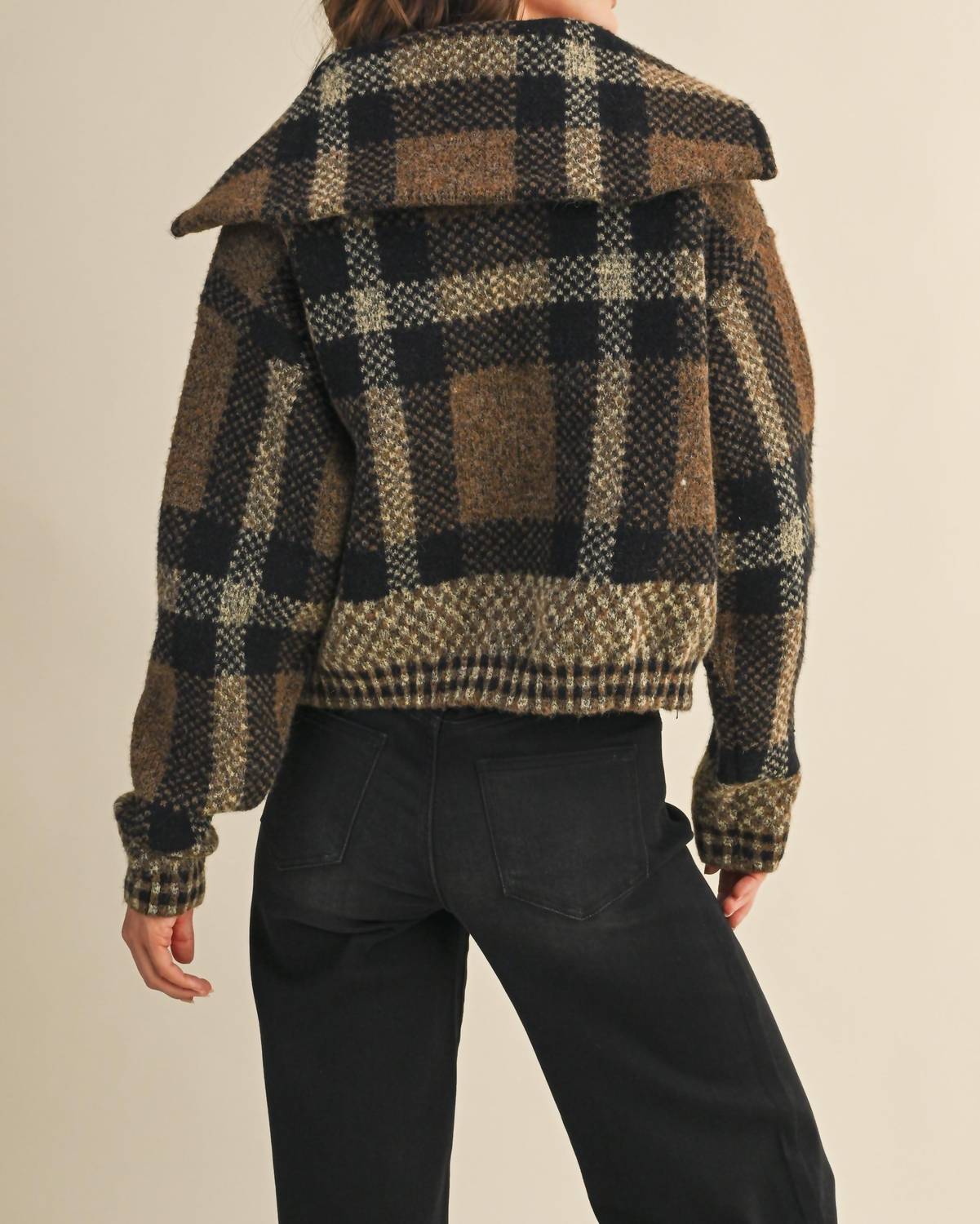 Anniewear - Womeno's Fuzzy Sweater Jacket