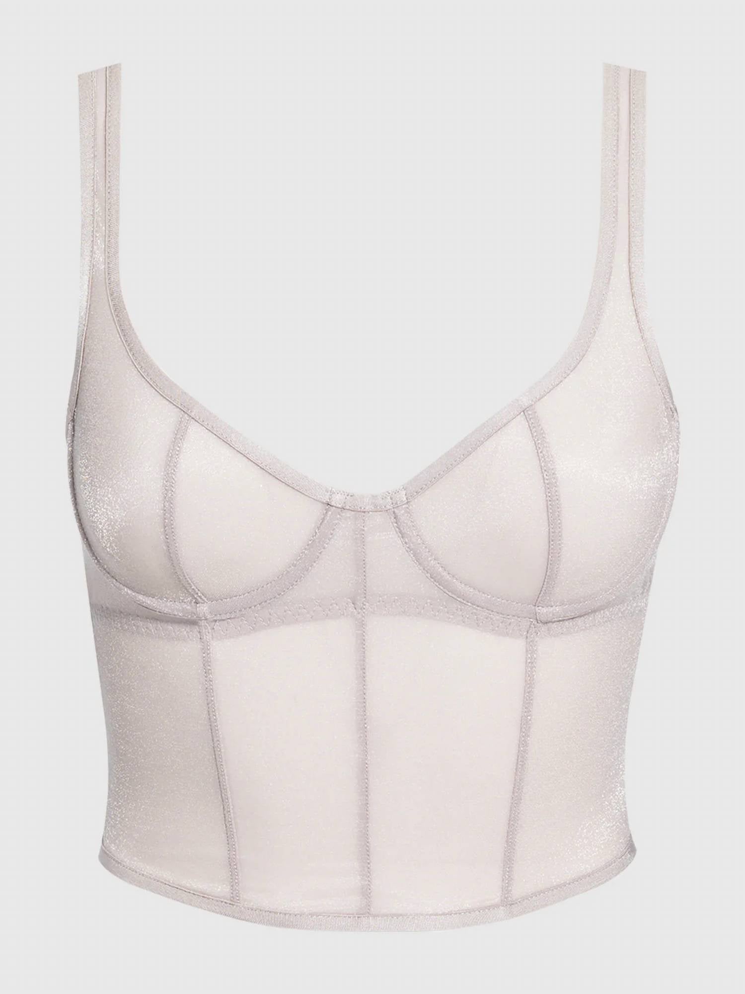 Frederick'S Of Hollywood - Pia Unlined Underwire Mesh Bustier