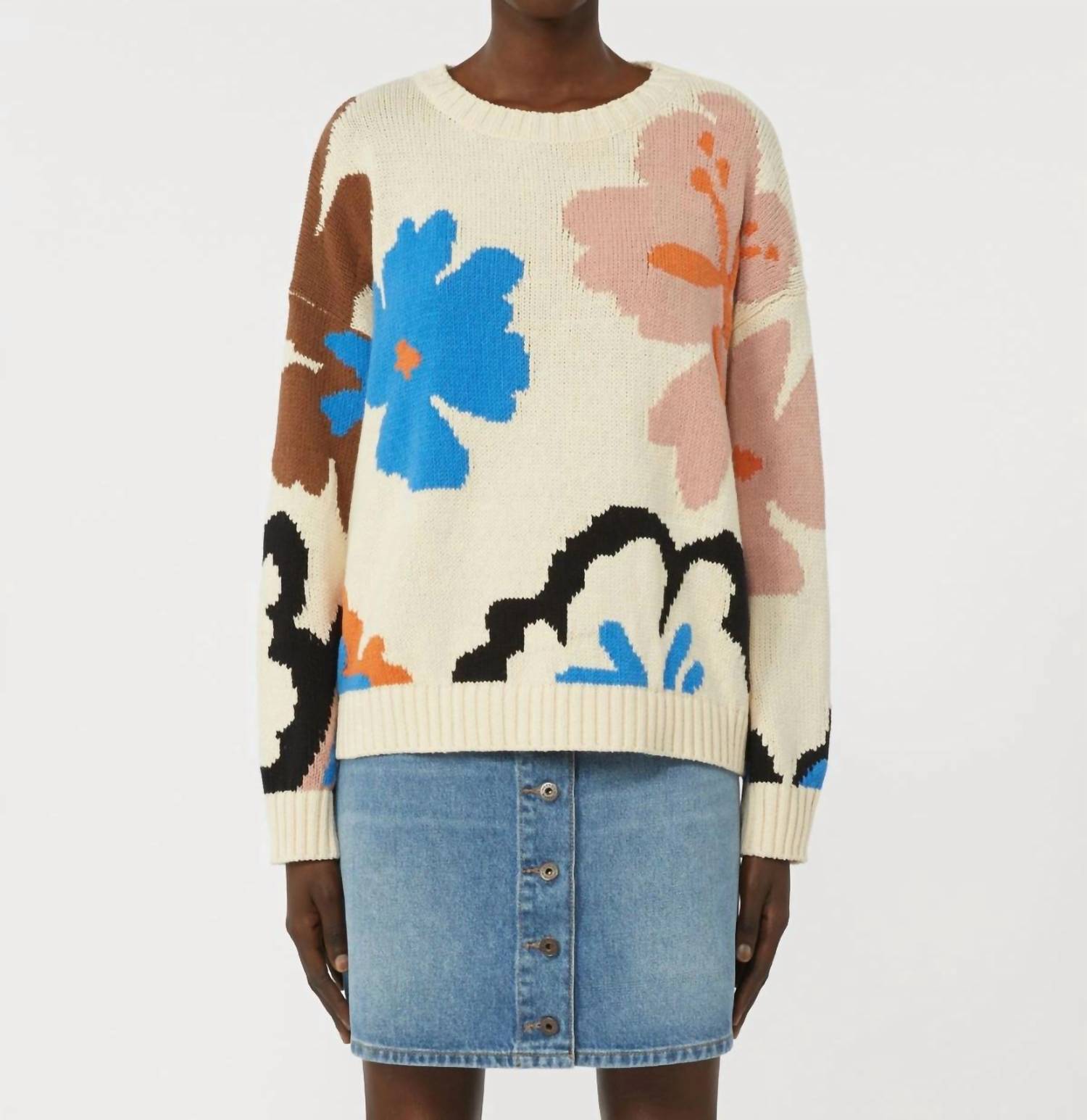 Weekend Max Mara Maglia Sweater in multi - women's sweater - detail view