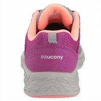 SAUCONY Kid's Wind Sneakers in purple gray - kids' sneaker - detail view