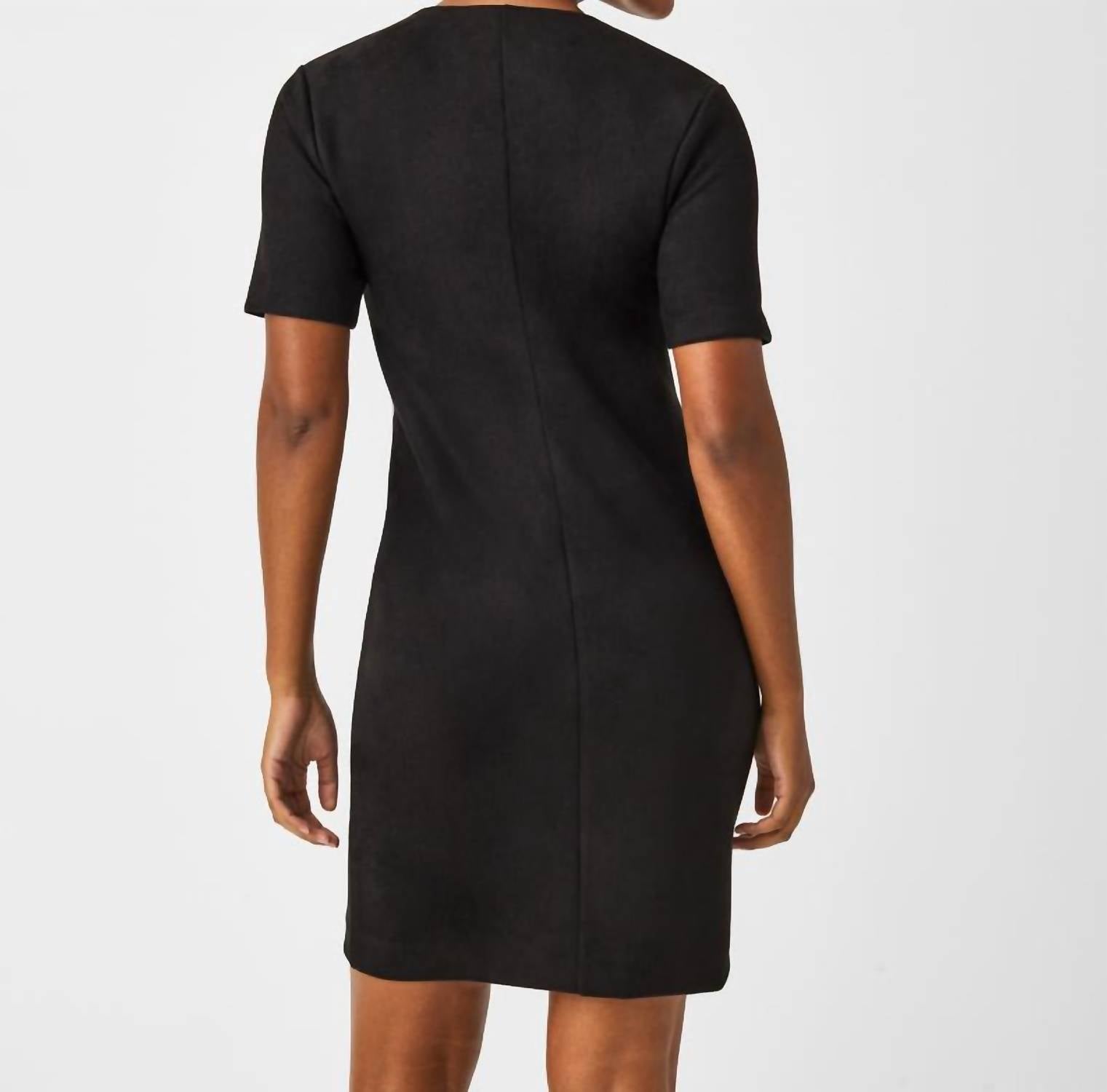 Spanx - FAUX SUEDE COLUMN DRESS