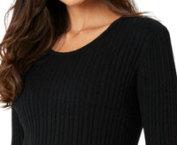 French Kyss - Long Sleeve Round Neck Top