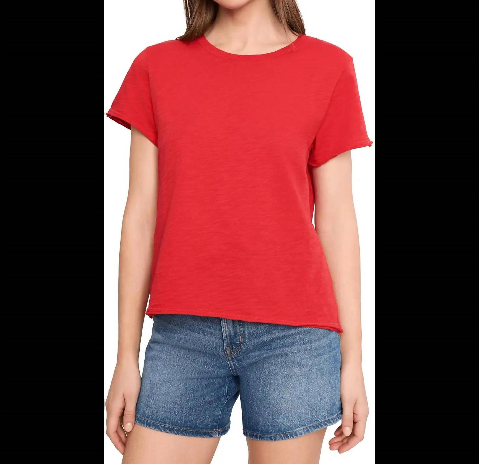 Cut Loose - Short Sleeve Fitted Crew Top